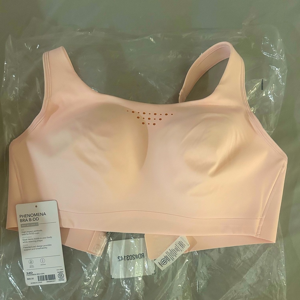 Women's Phenomena Pink Bra 34D